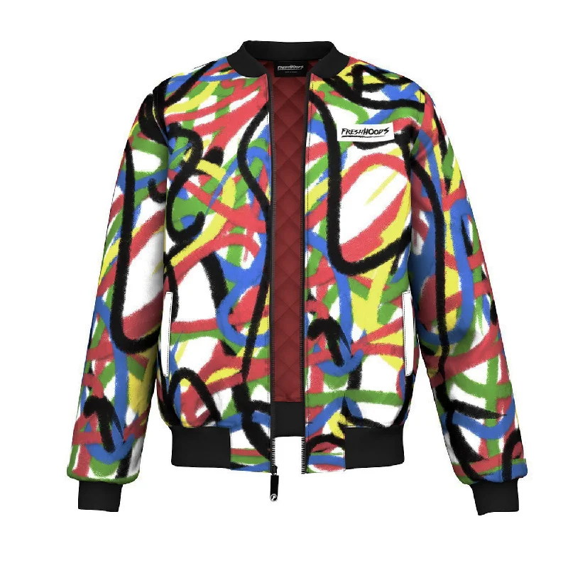 Lightweight Men's WindbreakersStreet Tangle Bomber Jacket