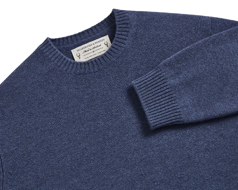 Men's Sweaters with Button-Up CollarsThe Berwick Sweater: Heathered North Sea