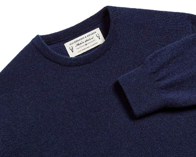 Men's Sweaters with EmbellishmentsThe Buckley Sweater: Navy