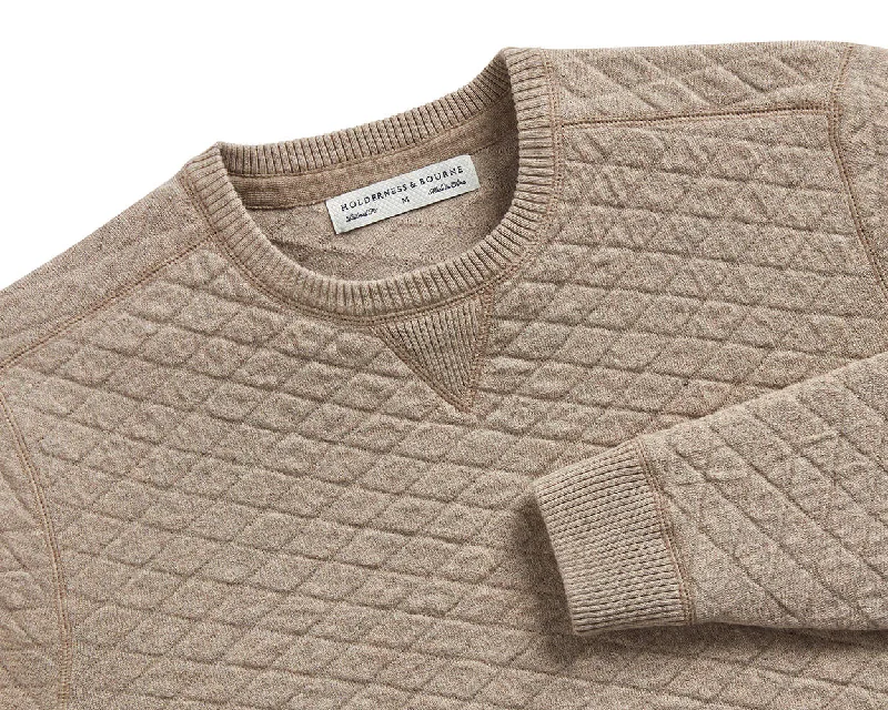 Men's Sweaters with Hoods and DrawstringsThe Ward Sweater: Heathered Fescue