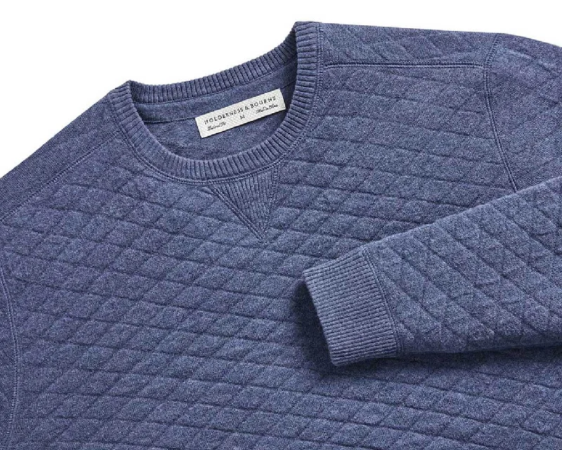 Men's Sweaters with Shawl CollarsThe Ward Sweater: Heathered North Sea