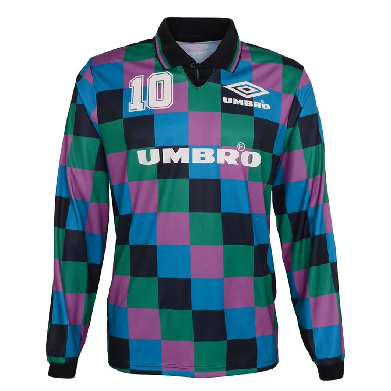 Men's Shirts for HikingUmbro - Men's Retro 90s Long Sleeve Jersey (HUUM1UBFS UI9)