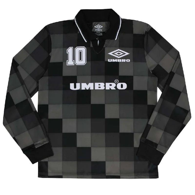 Men's Shirts for FishingUmbro - Men's Retro 90s Long Sleeve Jersey (HUUM1UBFS UAU)