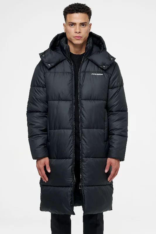 Men's Coats for SnowshoeingVigo Puffer Coat Black