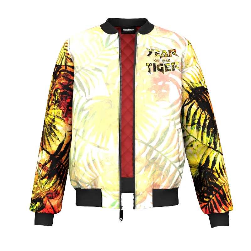 Men's Coats with Vintage StyleWandering Tiger Bomber Jacket