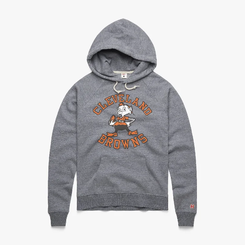 Men's Hoodies with Flannel LiningWomen's Cleveland Browns Brownie '59 Hoodie