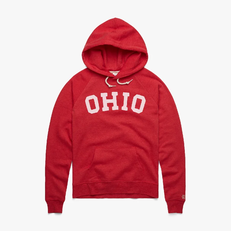 Men's Hoodies with Adjustable SleevesWomen's Jesse Owens Block Ohio Hoodie