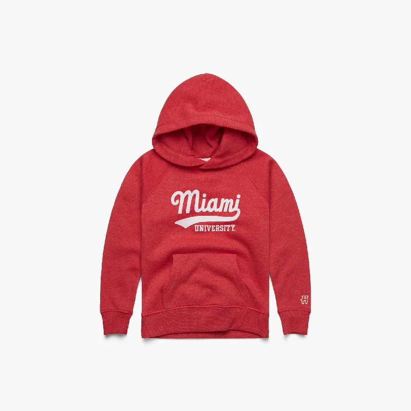 Men's Hoodies for LoungingYouth Script Miami University Hoodie