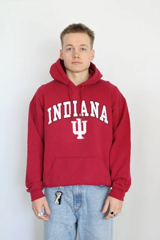 Men's Coats for Dressy OccasionsCampus Colors - Indiana Collegiate Hoody