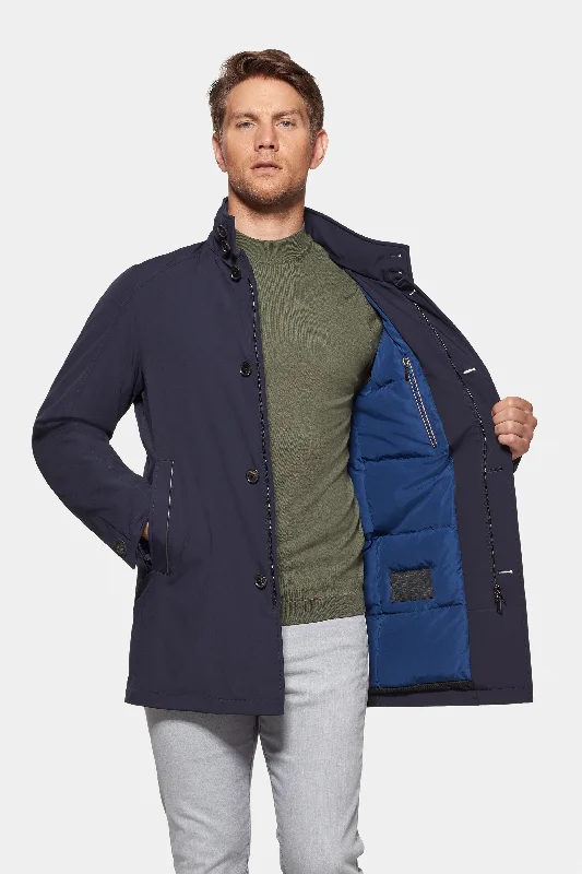 Men's Coats for LayeringDown Lined Traveler Coat, Navy