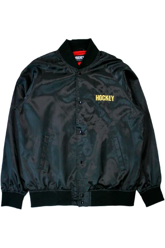 Trendy Men's Anorak JacketsHockey (Eyes Without A Face) - Satin Bomber