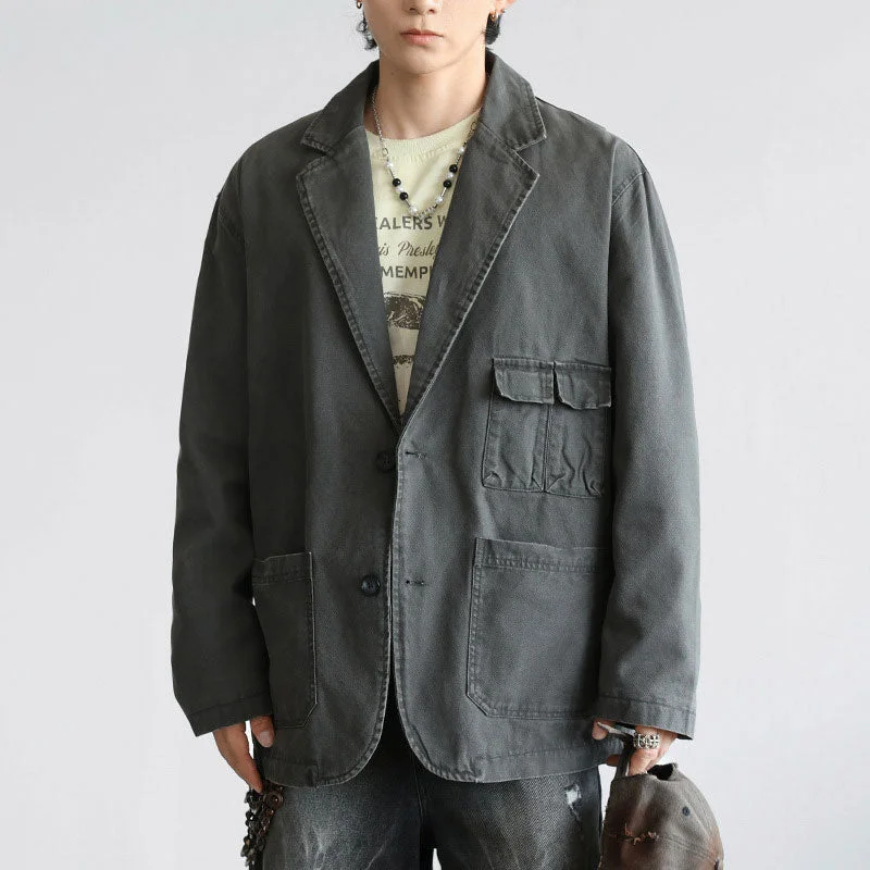 Men's Coats with Down Insulation#MQ-XJ353399#日系休閒西裝外套