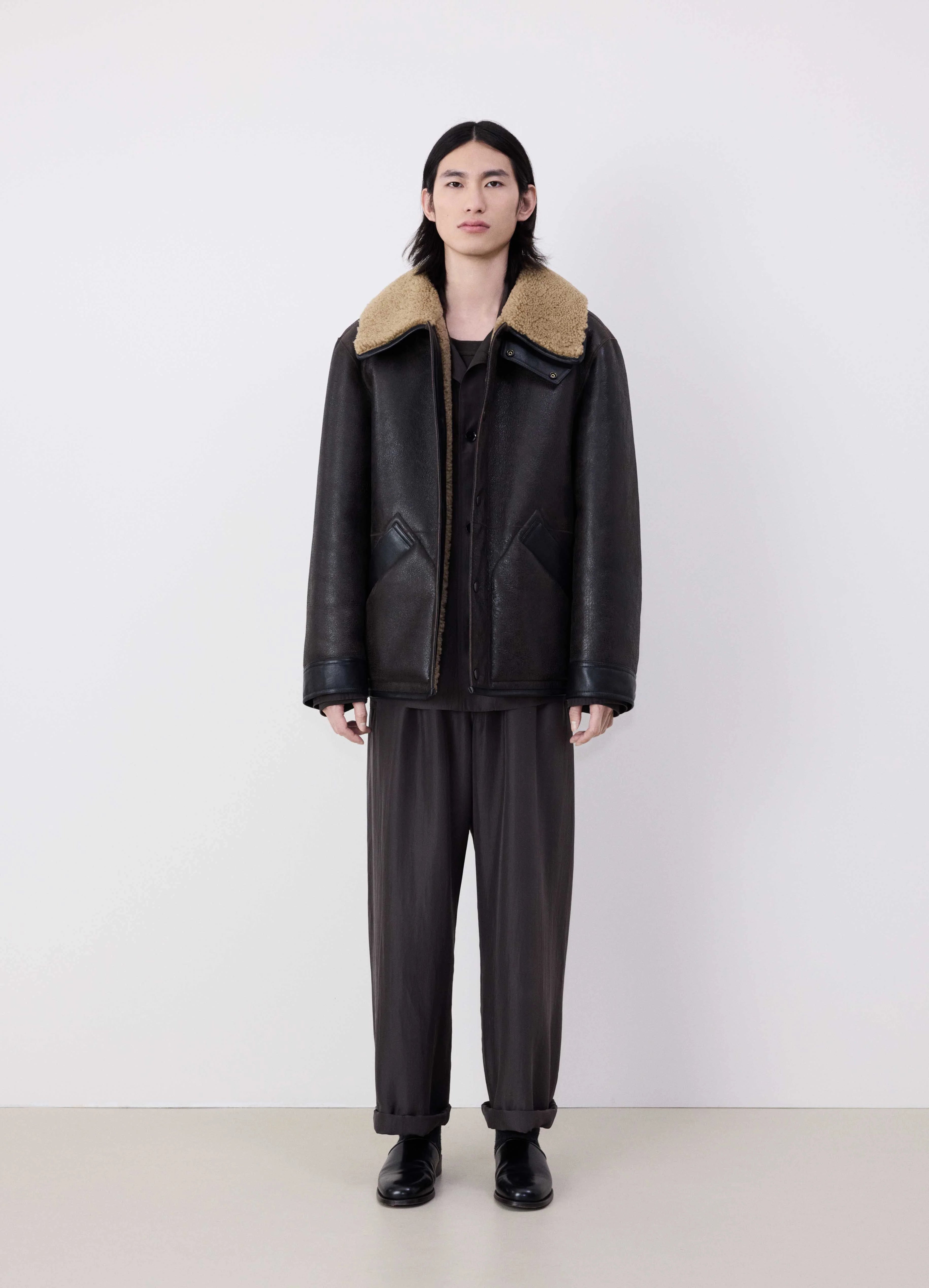 Men's Coats with VentilationSHEARLING COAT