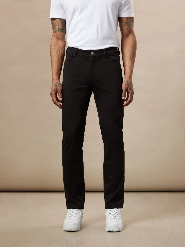 Men's Formal Trousers for BusinessThe Brunswick Slim Flex Pant in Black