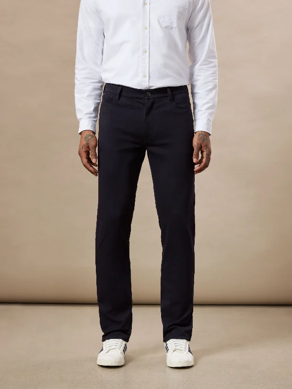 Men's Pants with Patch PocketsThe Brunswick Slim Flex Pant in Navy