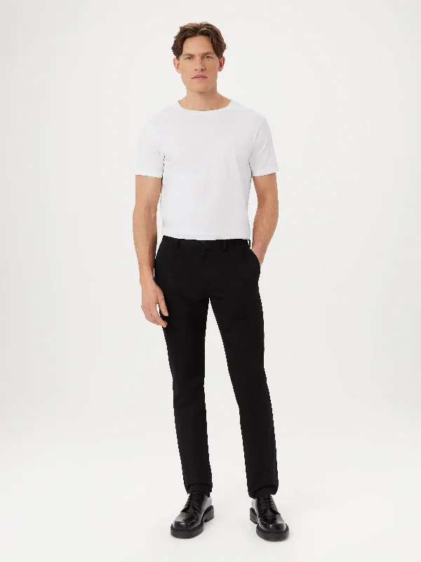 Men's Pants with Stain-Resistant TreatmentThe Brunswick Slim Chino Pant in Black