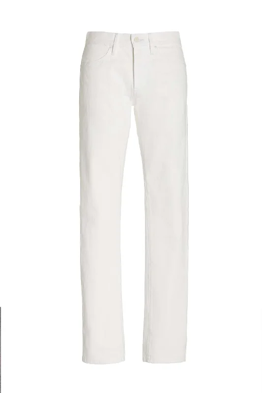 Men's Pants with Belt LoopsAnthony Five Pocket Pant in Ivory Organic Denim