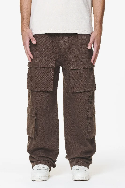 Men's Pants with Adjustable CuffsBantam Wide Cargo Pants Oak Brown