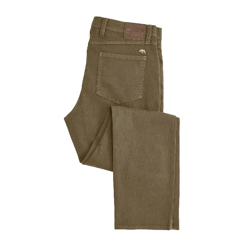 Men's Patterned Pants with PlaidsBedford Five Pocket Pant - Beech