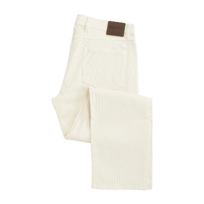 Men's High-Waisted Pants for a Retro StyleBedford Five Pocket Pant - Frosted Almond