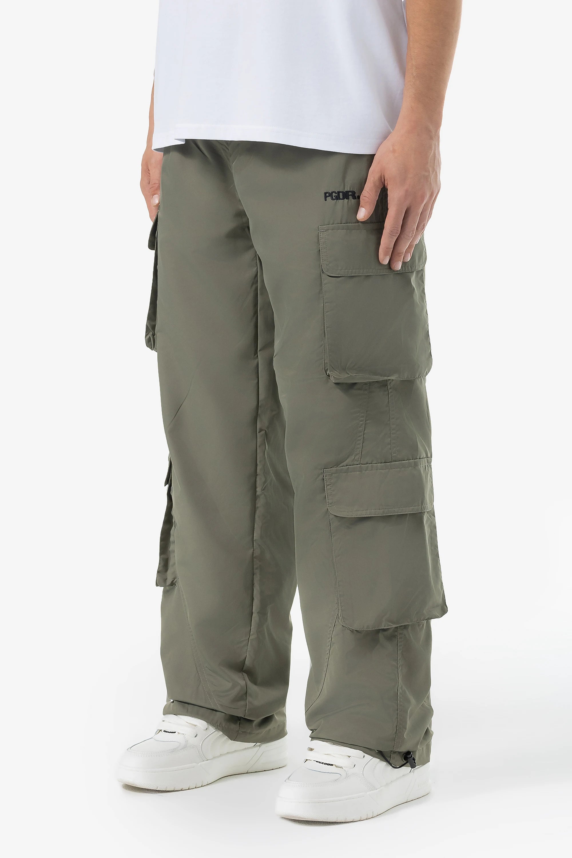 Men's Twill Pants for a Dressy LookBelmont Wide Tech Cargo Pants Faded Olive