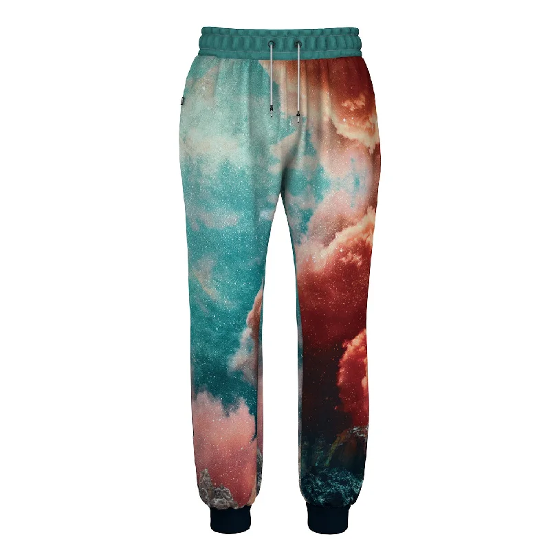 Men's Patterned Pants with Camouflage PrintsBetween Clouds Sweatpants