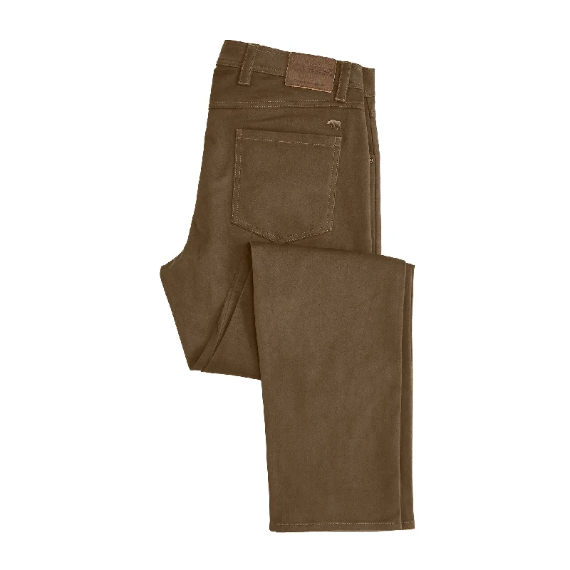 Men's Pants with Contrast StitchingClassic Five Pocket Pant - Teak