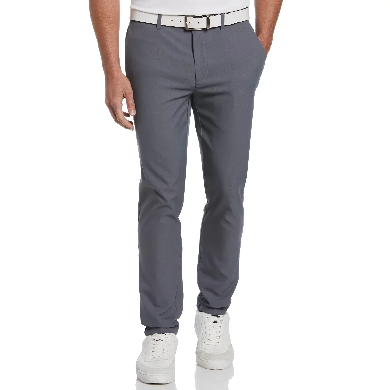 Men's Pants with Cargo PocketsFlat Front Solid Golf Pant