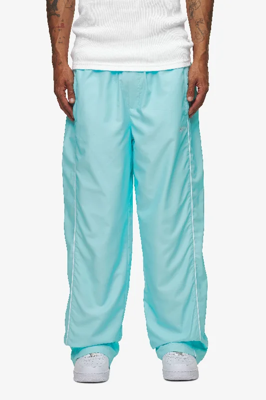 Men's Drawstring Pants for AdjustabilityLincoln Wide Track Pants Sky Blue