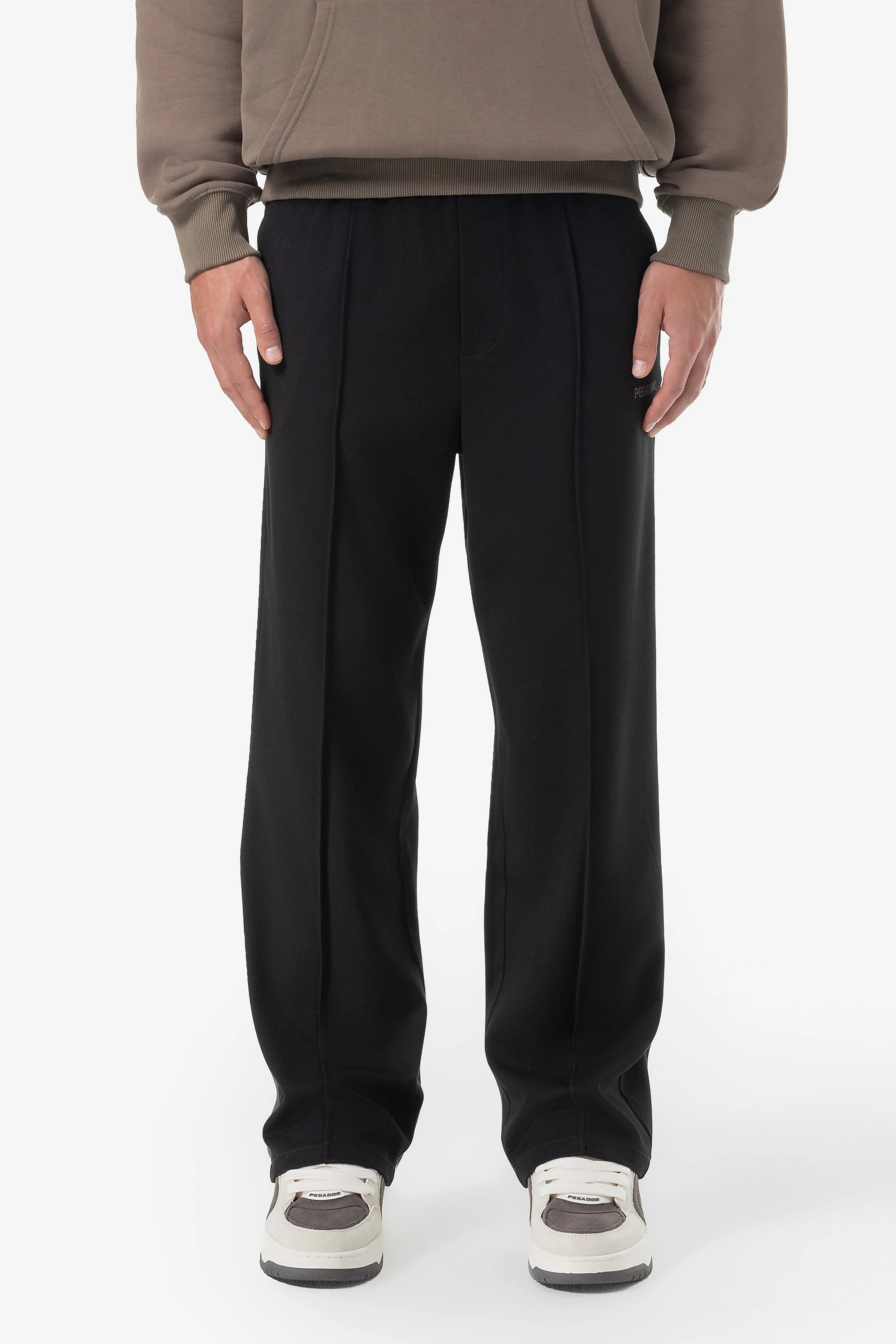 Casual Men's ChinosMoye Wide Suit Pants Black