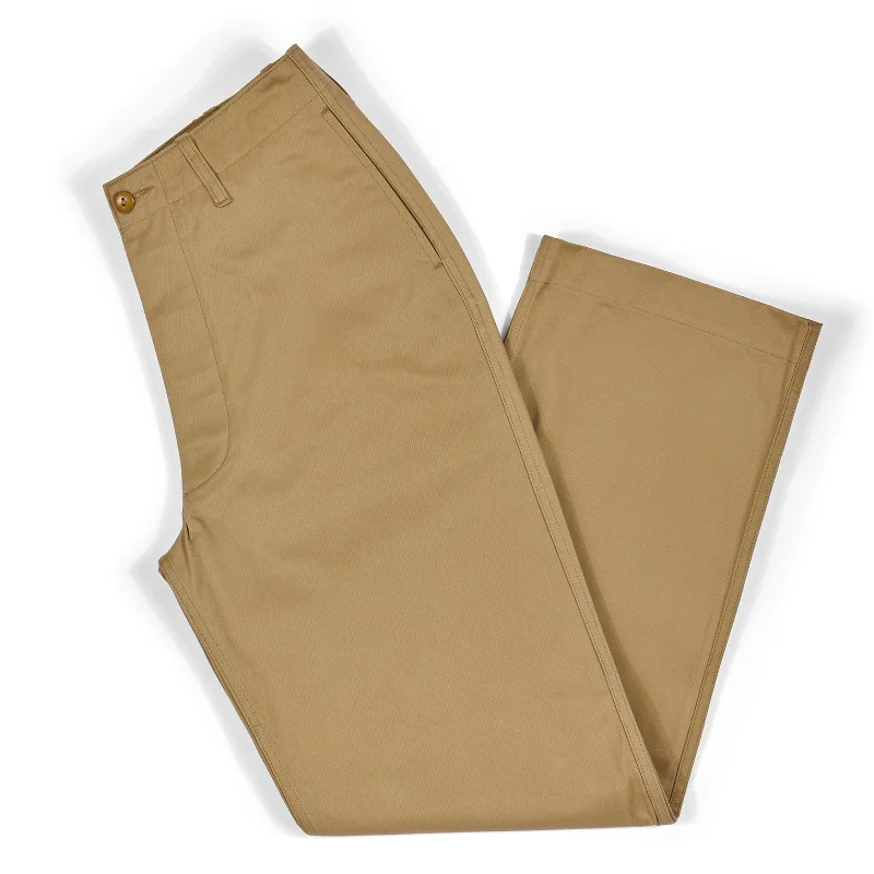 Men's Pants with Back PocketsNigel Cabourn Beige Chino Pants