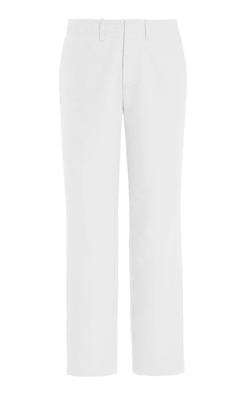 Men's Pants with Adjustable CuffsRhys Pant in White Organic Cotton