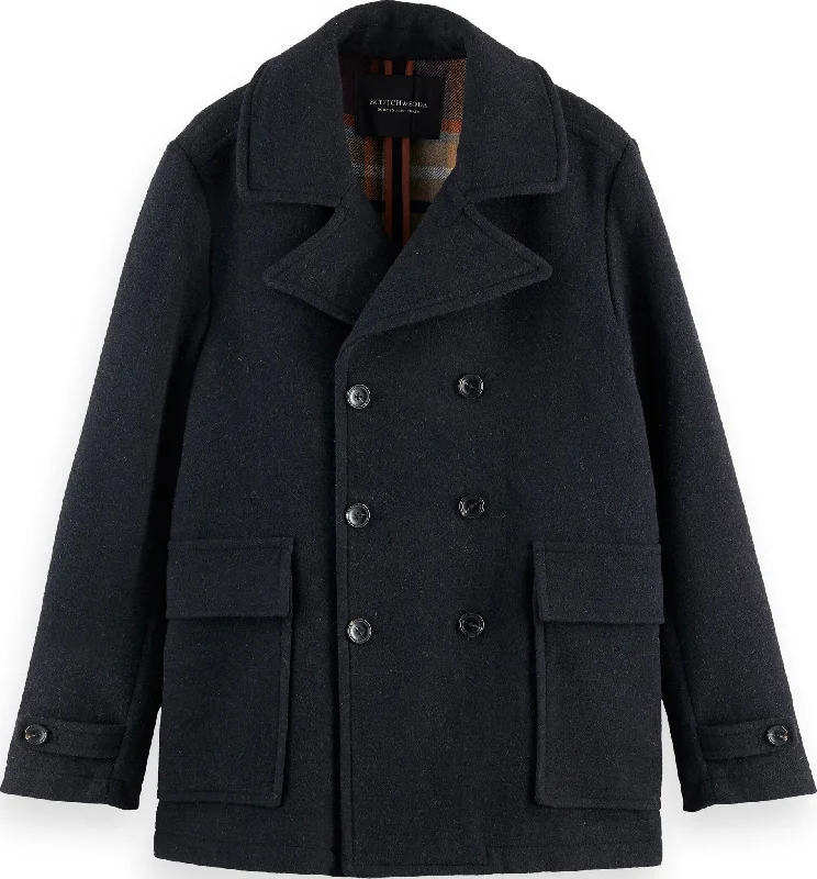 Men's Coats for Formal EventsBonded Wool-Blend Caban - Men's|-|Caban en mélange de laine contrecollée - Homme