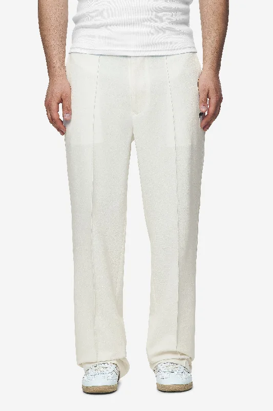 Men's Pants with Patch PocketsSerrano Wide Suit Pants Salty Cream