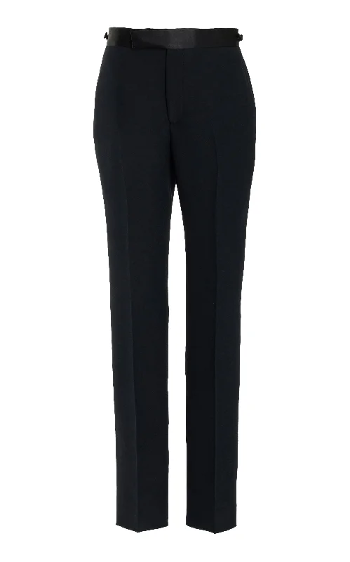 Men's Skinny Jeans for a Trendy LookSimons Pant in Black Wool Silk Cady