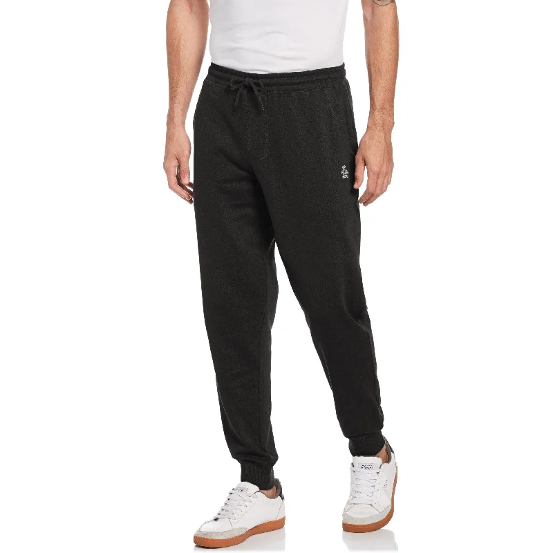 Men's Drawstring Pants for AdjustabilitySticker Pete Fleece Jogger