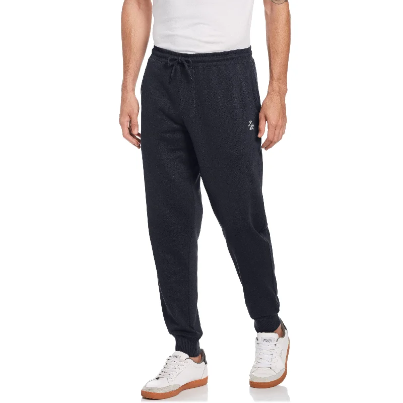 Men's Button-Fly Pants for a Traditional TouchSticker Pete Fleece Jogger