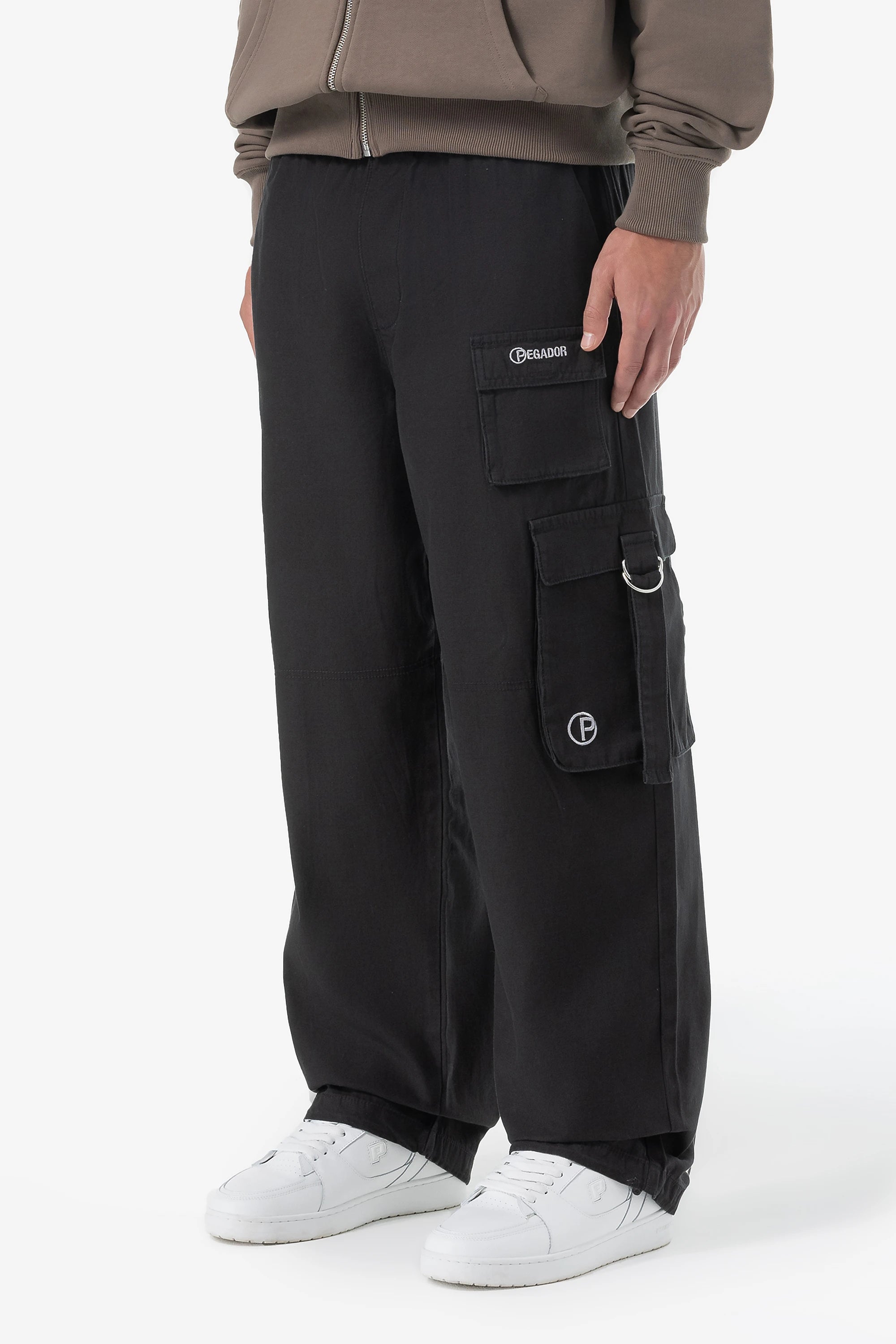 Men's Unique and Designer Bottom Wear for a Statement LookStrath Cargo Parachute Pants Black