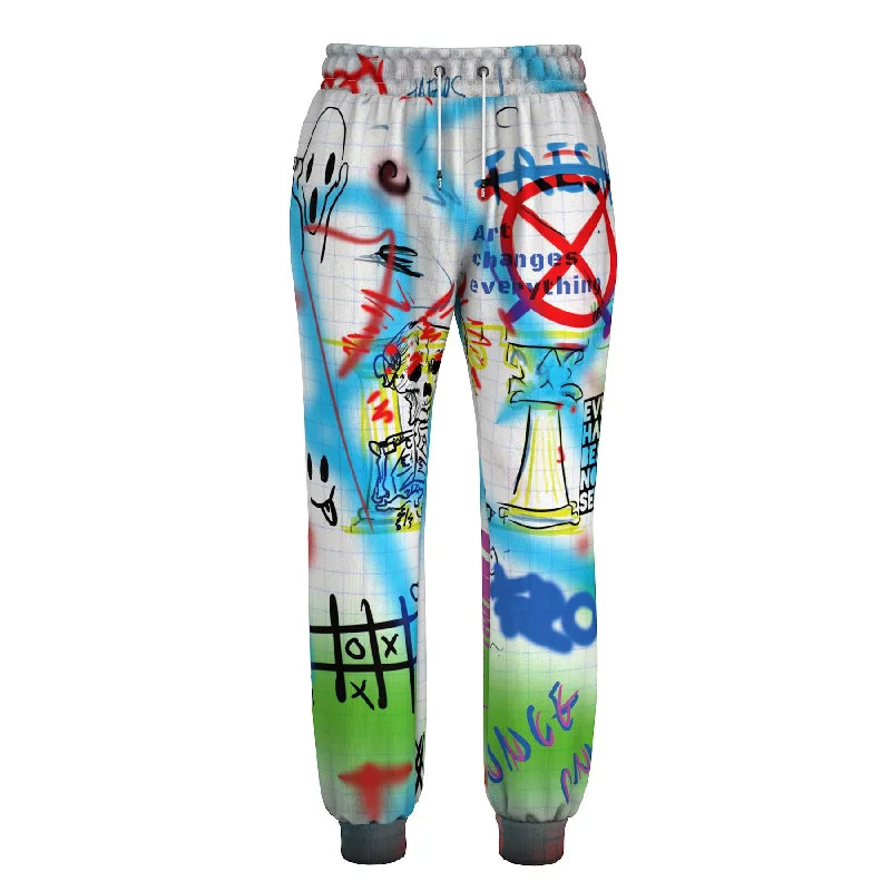 Men's Pants with Button-CuffsWall Art Sweatpants