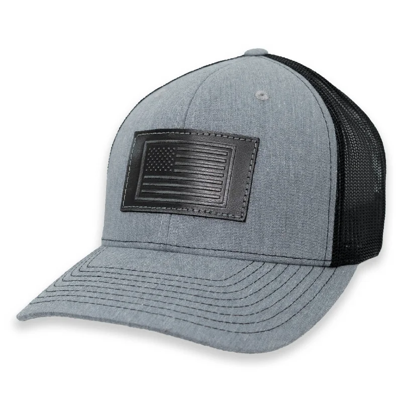 Grey Richardson American Flag Patch Hat