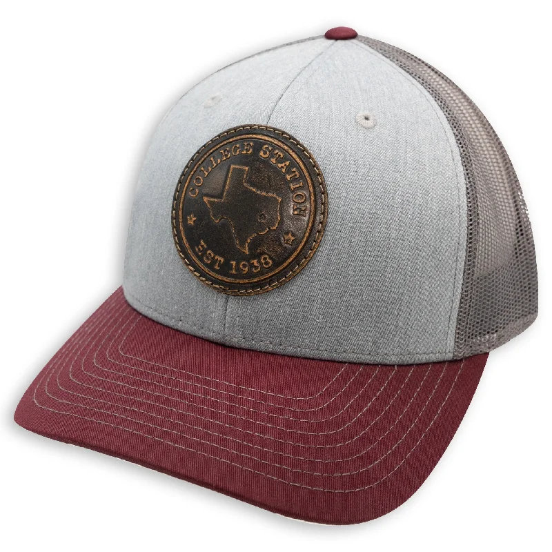 Texas A&M Gray College Station Patch Hat