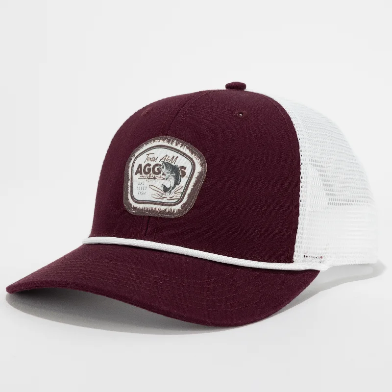 Texas A&M Gone Fishing Trucker Hat