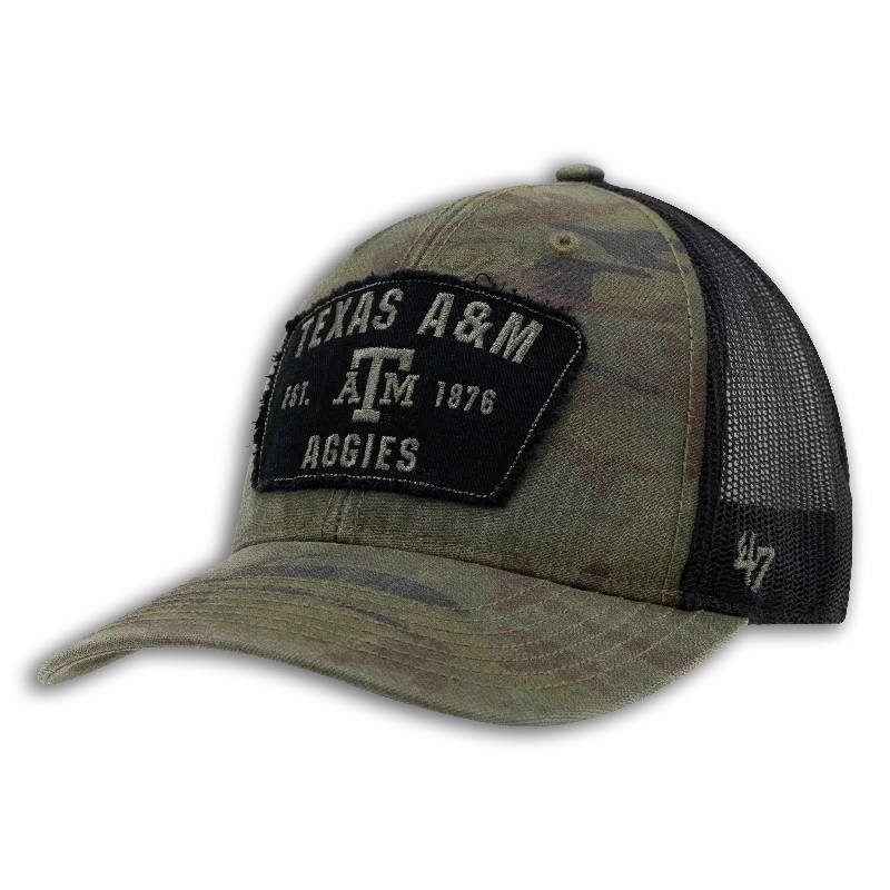 Texas A&M Aggies Cargo Patch Camo Trucker Hat