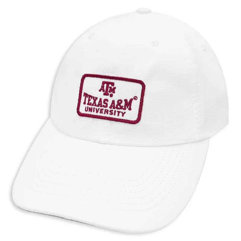 Texas A&M University Patch White Hat