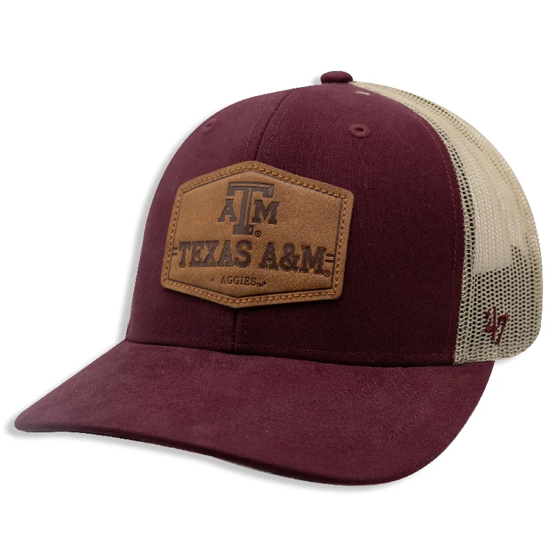 Texas A&M Rawhide Trucker Patch Hat