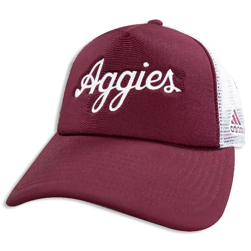 Script Aggies Foam Trucker Hat