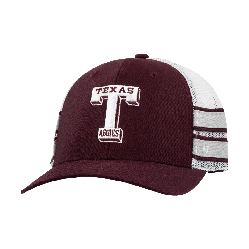 Texas A&M Aggies Straight Eight Trucker Hat