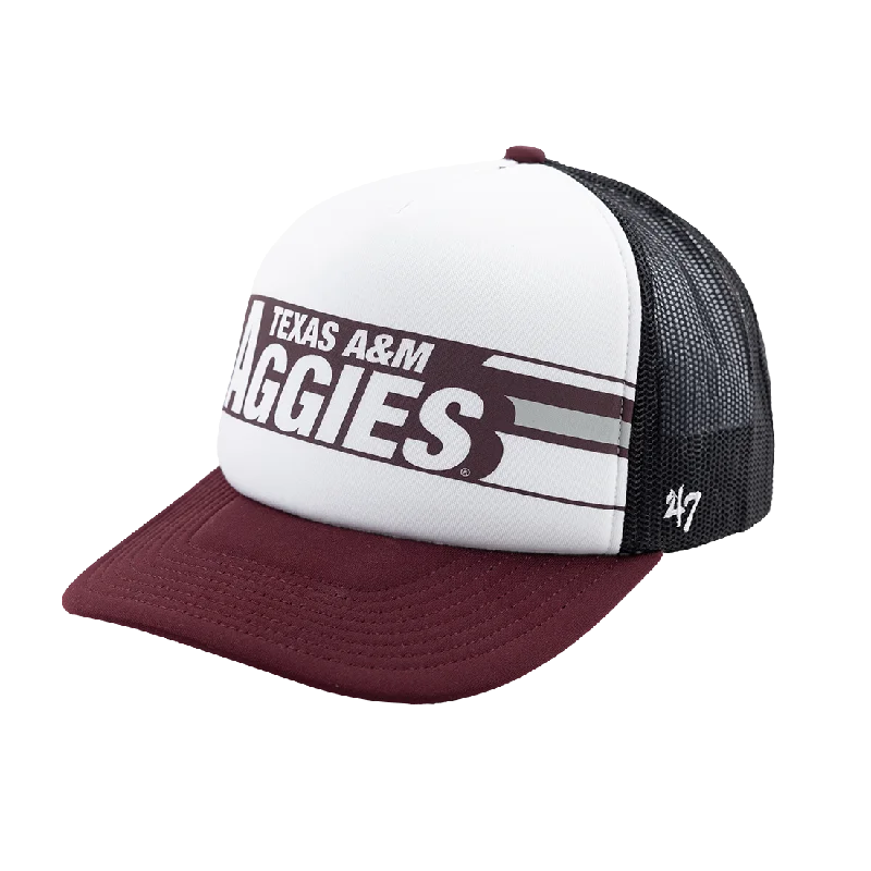 Texas A&M Aggies Stack Line Foam Trucker Hat