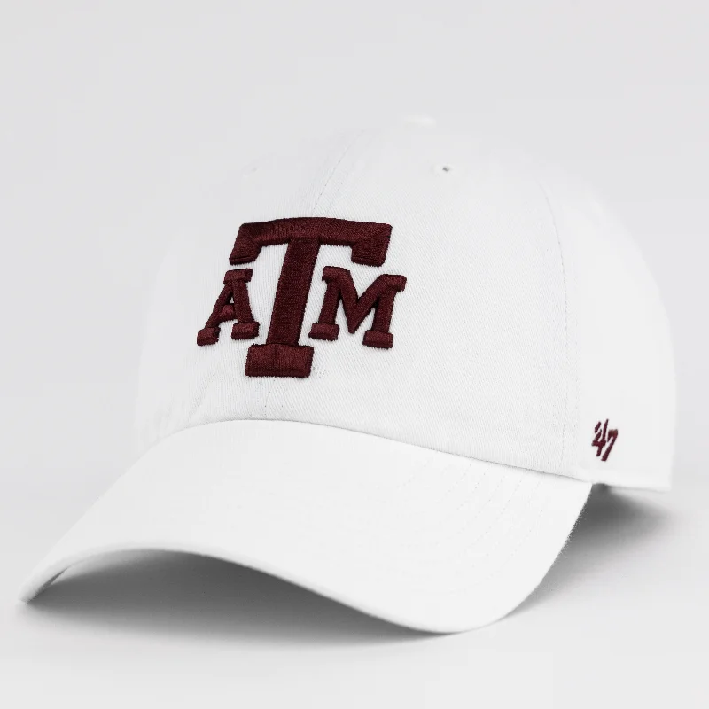 Texas A&M White Block Clean Up Hat