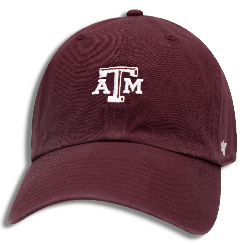 Texas A&M Dark Maroon Base Runner Clean Up Hat